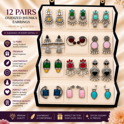 Jewellery box with earrings